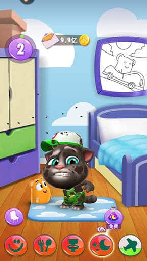 我的汤姆猫 2「my talking tom 2」 v2.5.0.9 for android 解锁无限金币和星星版