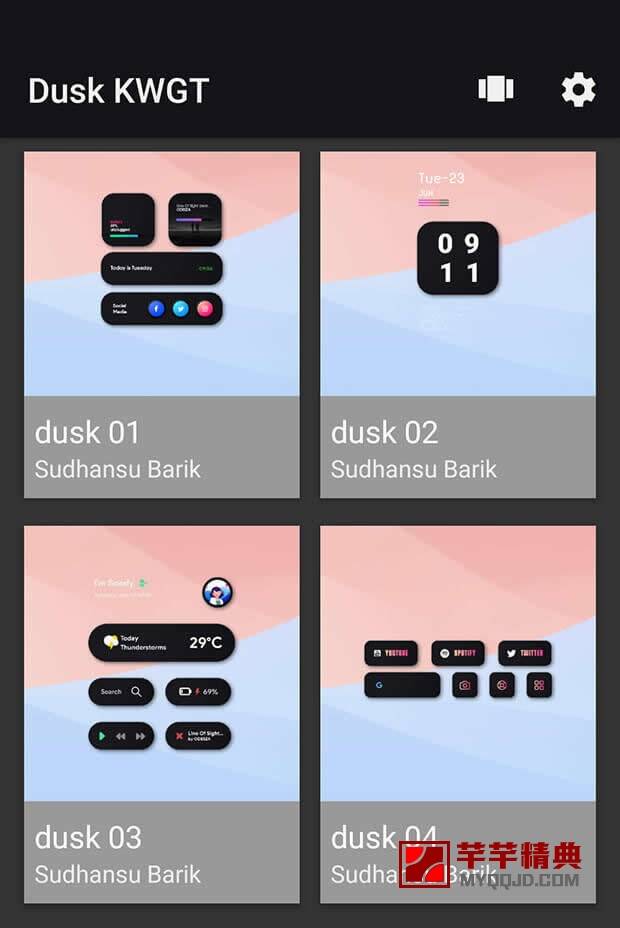 dusk kwgt v2020.sep.15.18 for android 解锁付费版