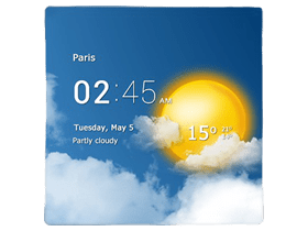 透明时钟和天气transparent clock weather (ad-free)v6.20.1 for android 解锁专业版