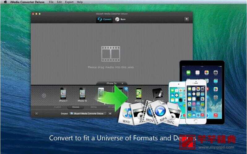 iskysoft imedia converter deluxe for mac高品质视频转换器v10.3.0.3